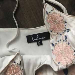 Lulu's Dresses - White Mini Dress (Lulu’s) Lulu's Dresses - White Mini Dress (Lulu’s)